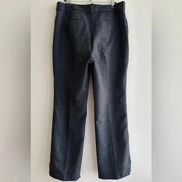 Charter Club Classic Fit Grey Checked Wool Blend Trousers, Size 10 - Picture 14 of 16